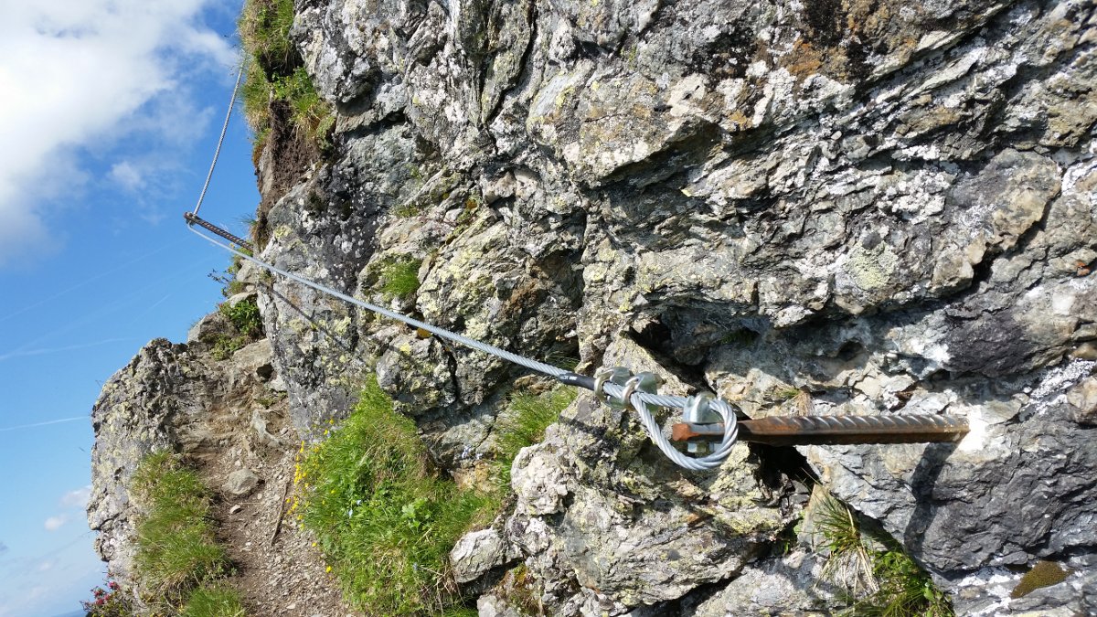 Klettersteigbau Gamskopf | Regiovation Regionalentwicklung